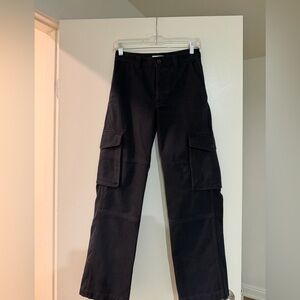 Women’s Black Cargo Pants - aritzia tna